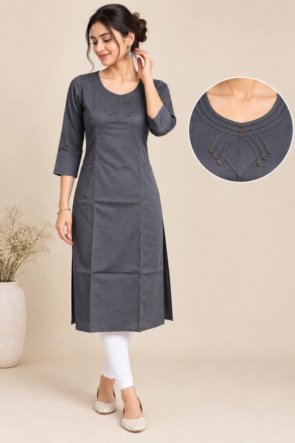 Women’s  Cotton Straight Kurti