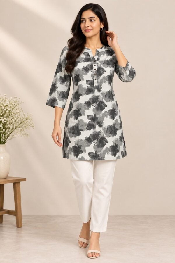 Women’s  printed short kurti (only kurti)