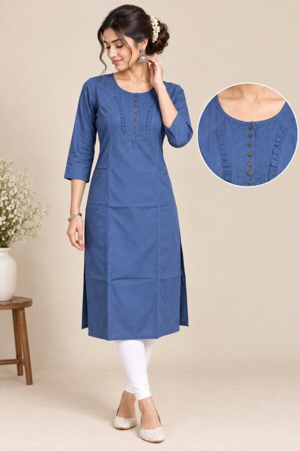 Women’s  Cotton Straight Kurti