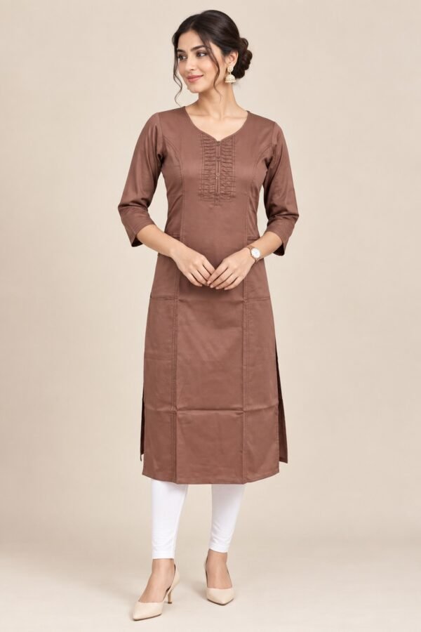 Women’s  Cotton Straight Kurti