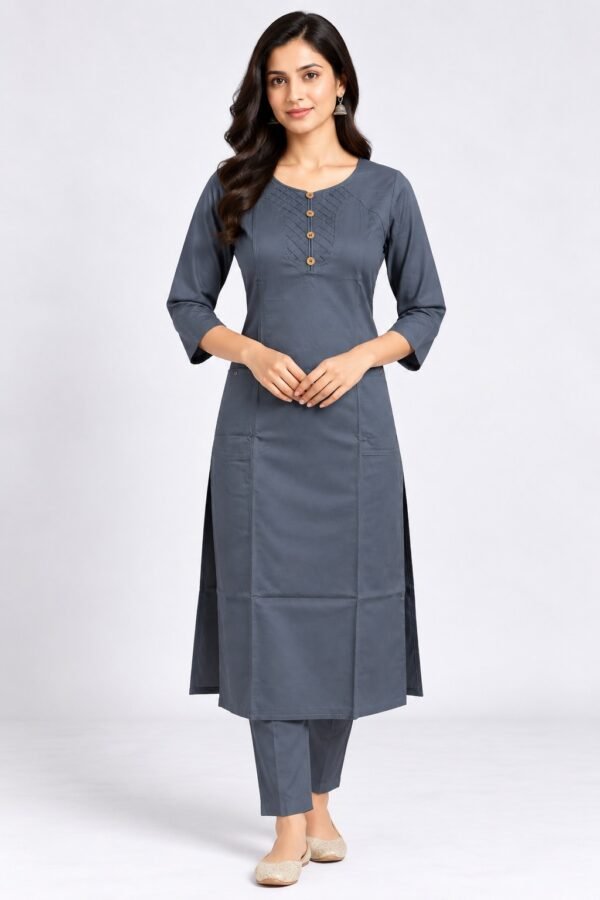 DB2-6008 Women’s Kurti +Pant Set
